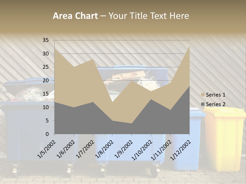 Background Waste Bins Dust PowerPoint Template