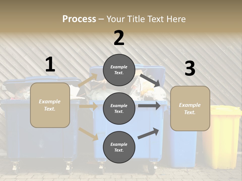 Background Waste Bins Dust PowerPoint Template