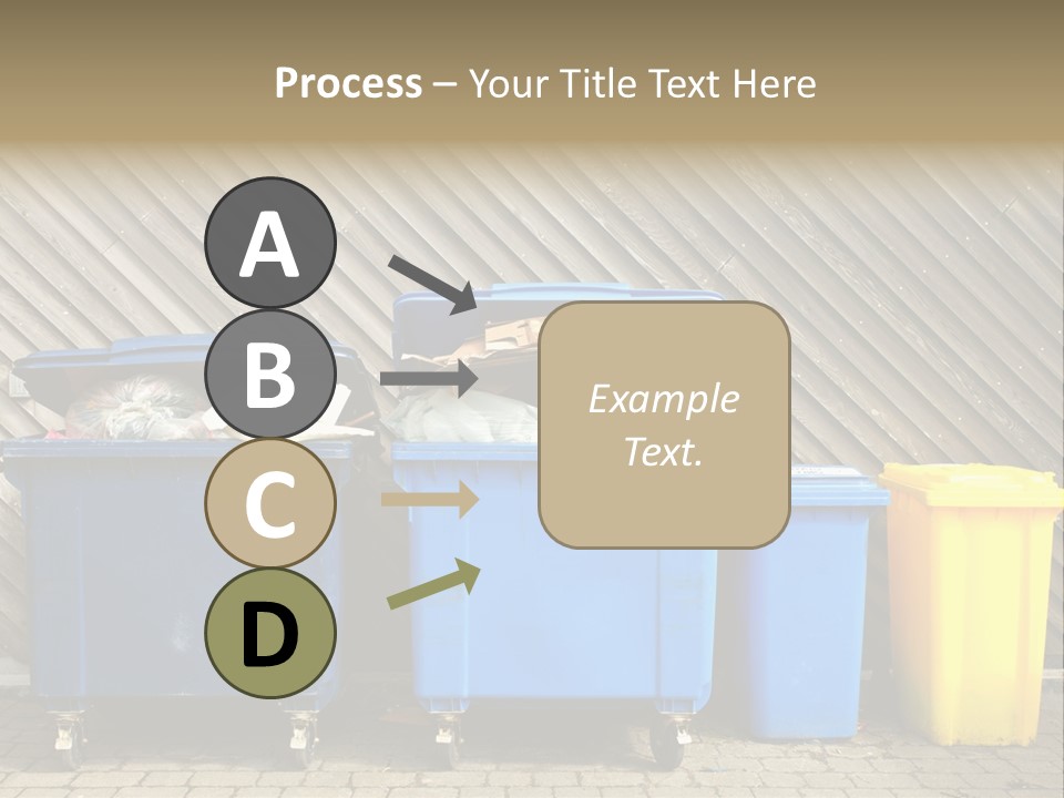 Background Waste Bins Dust PowerPoint Template