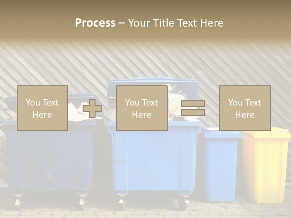 Background Waste Bins Dust PowerPoint Template