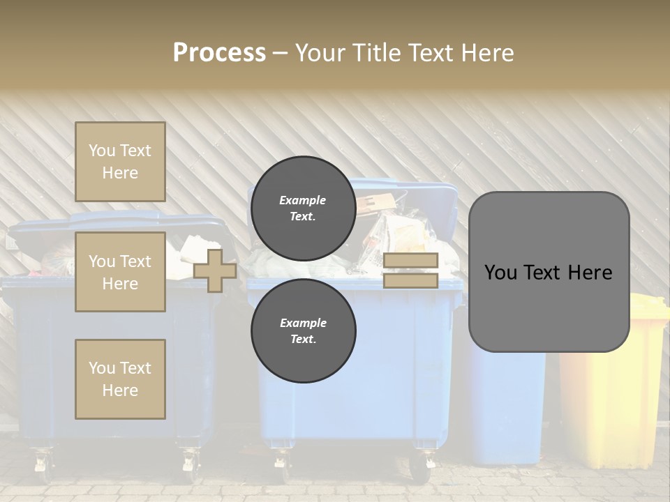 Background Waste Bins Dust PowerPoint Template