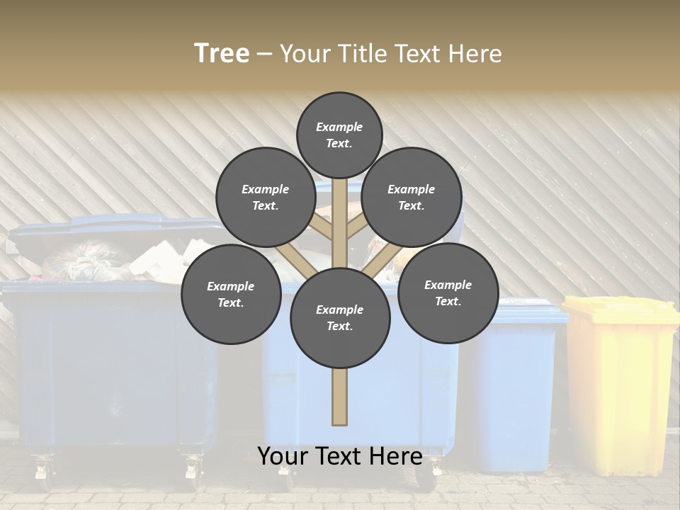 Background Waste Bins Dust PowerPoint Template