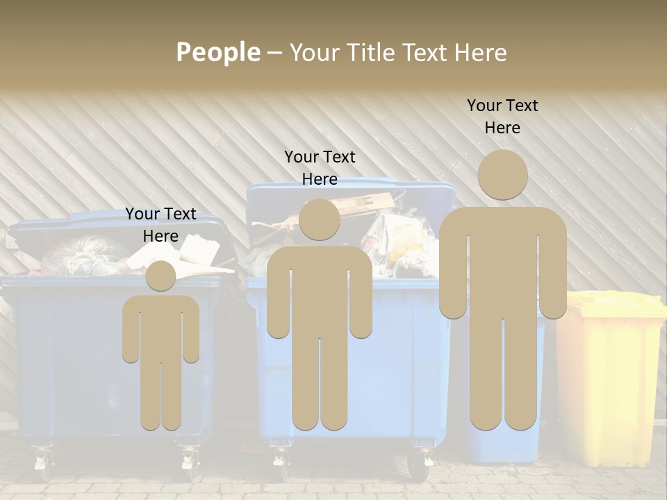Background Waste Bins Dust PowerPoint Template