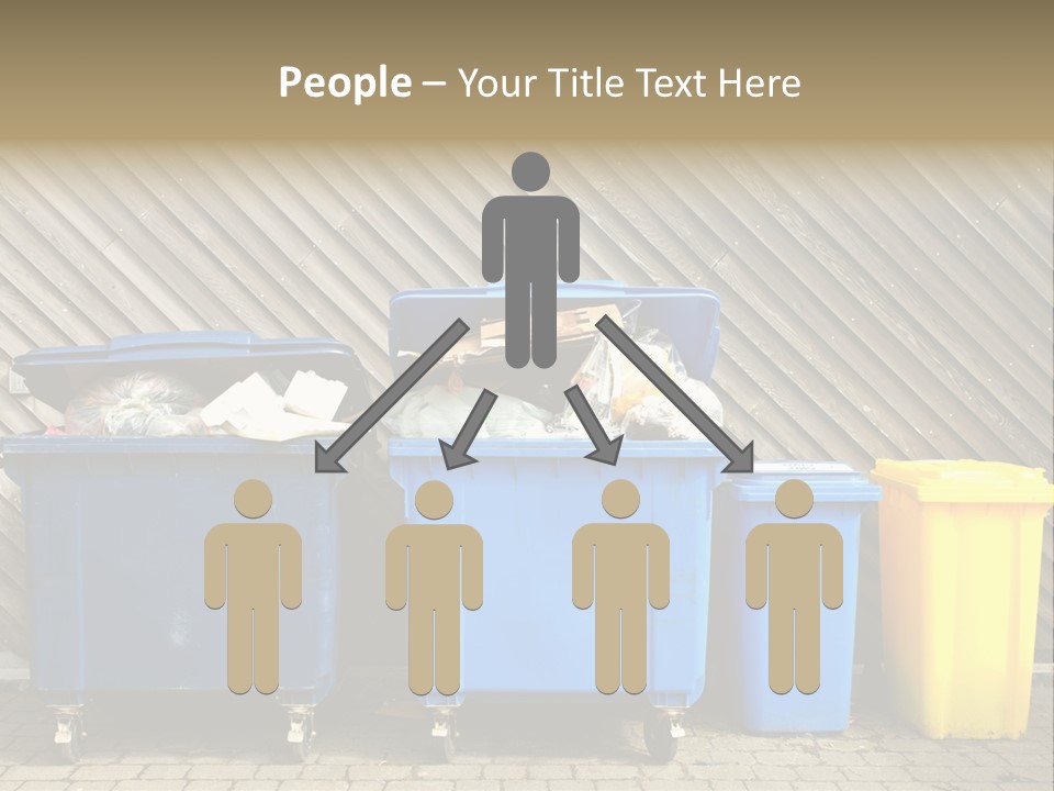 Background Waste Bins Dust PowerPoint Template