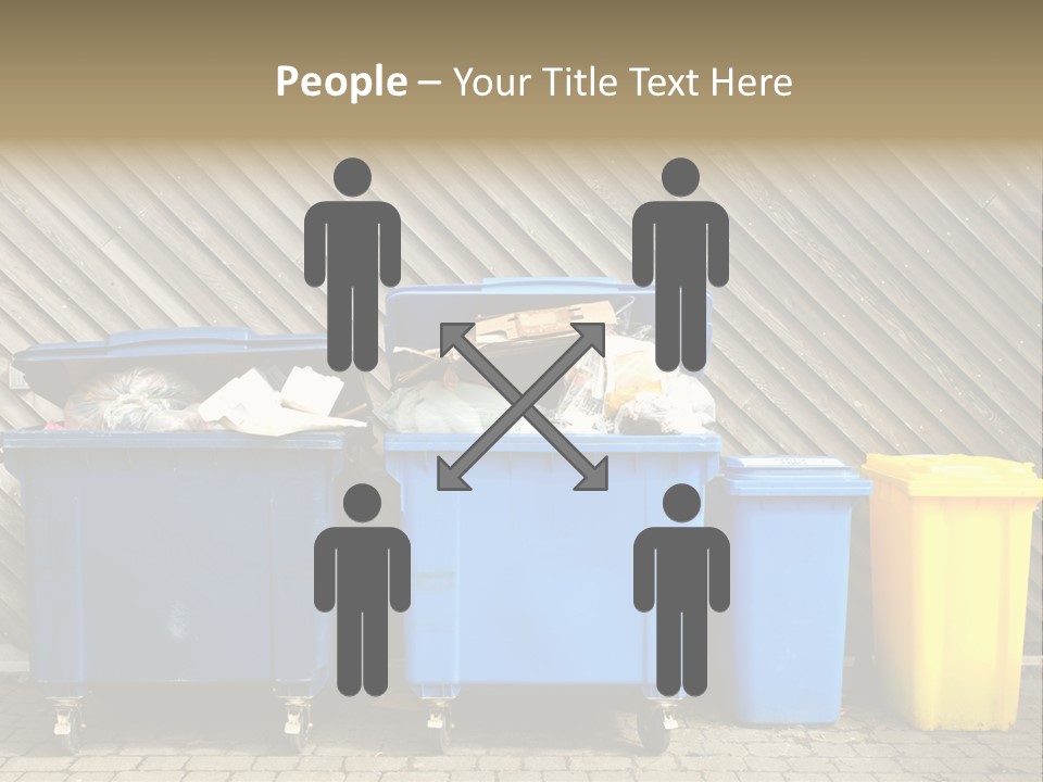 Background Waste Bins Dust PowerPoint Template
