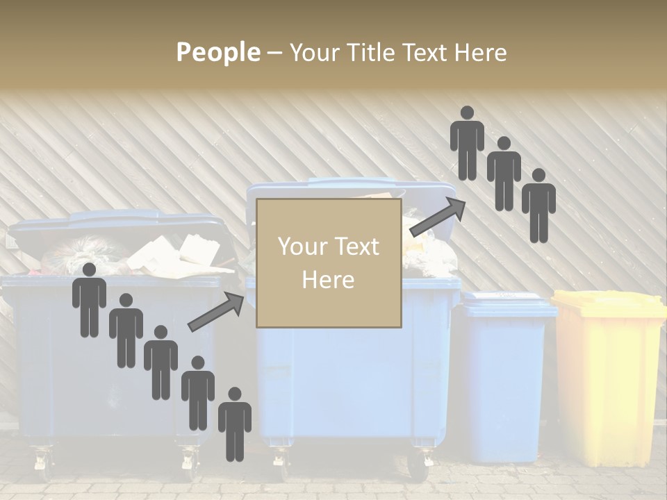 Background Waste Bins Dust PowerPoint Template
