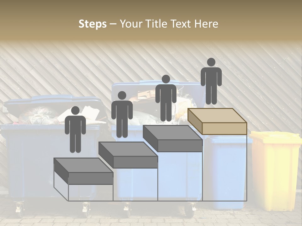 Background Waste Bins Dust PowerPoint Template