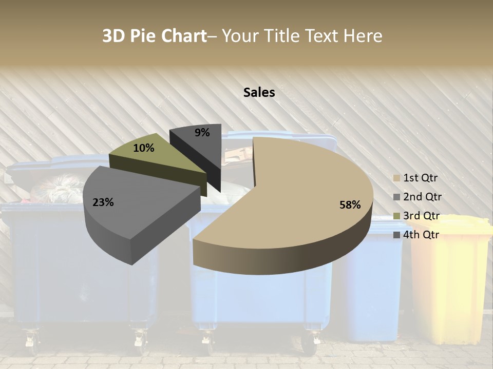 Background Waste Bins Dust PowerPoint Template