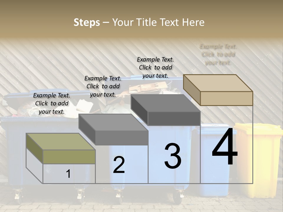 Background Waste Bins Dust PowerPoint Template