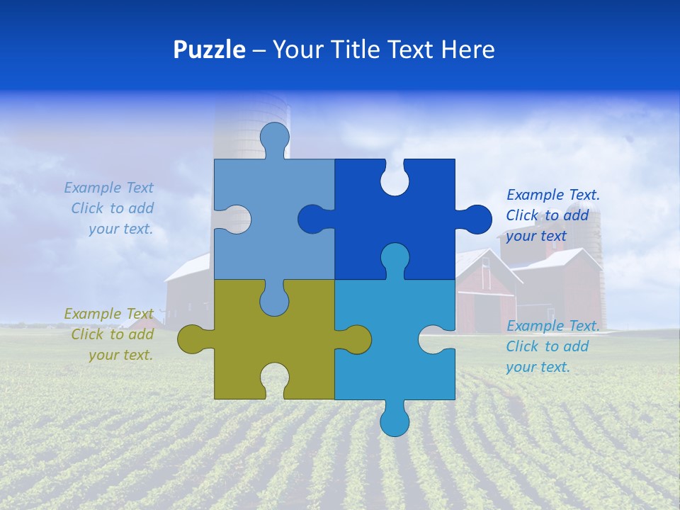 Tree Field American PowerPoint Template