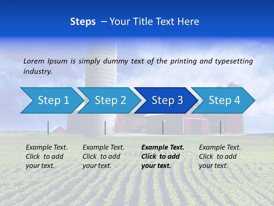 Tree Field American PowerPoint Template