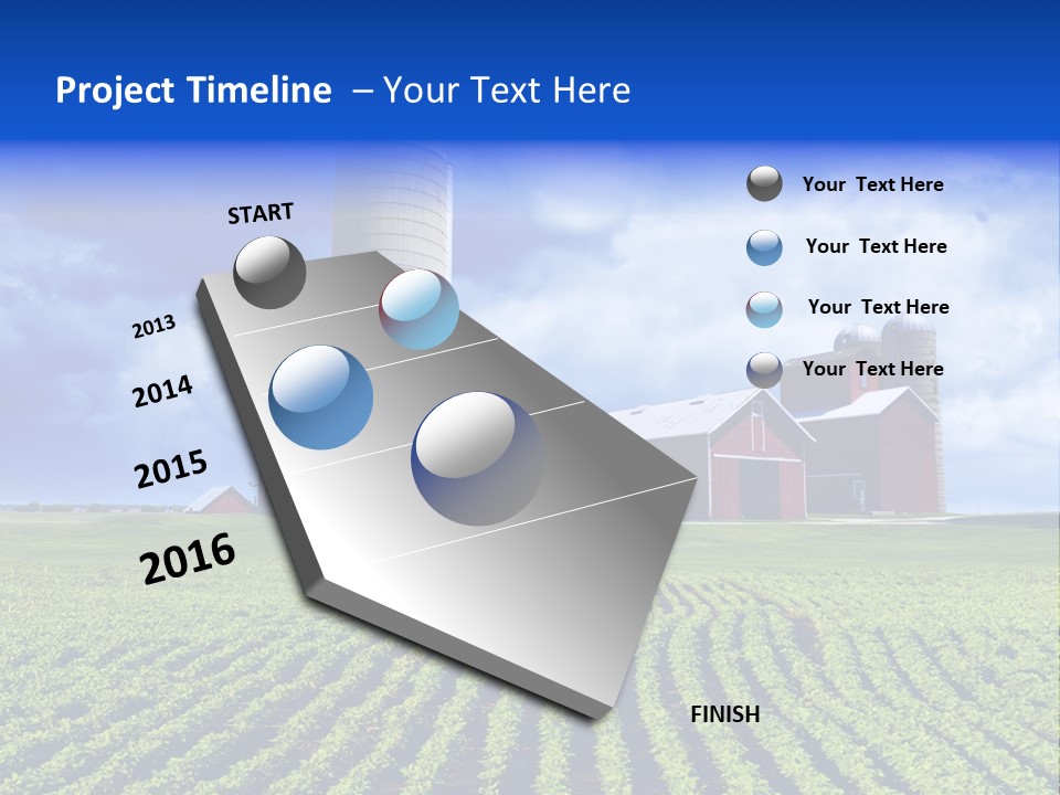 Tree Field American PowerPoint Template