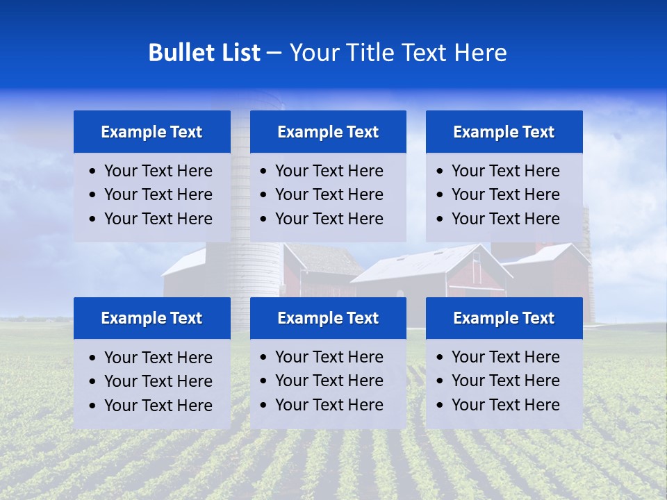 Tree Field American PowerPoint Template