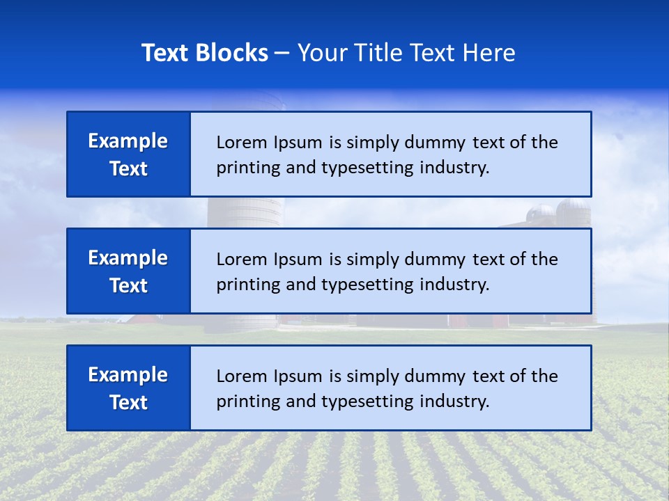 Tree Field American PowerPoint Template