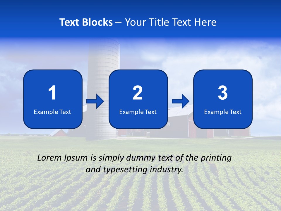Tree Field American PowerPoint Template