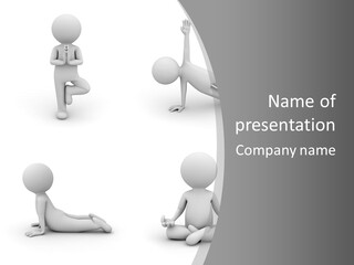 Training Recreation Person PowerPoint Template