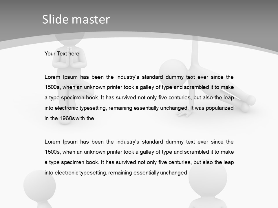 Training Recreation Person PowerPoint Template