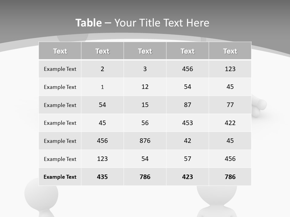 Training Recreation Person PowerPoint Template