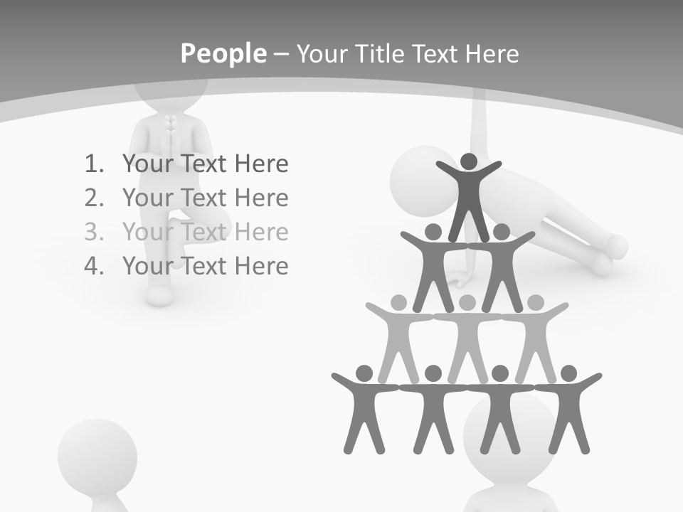 Training Recreation Person PowerPoint Template