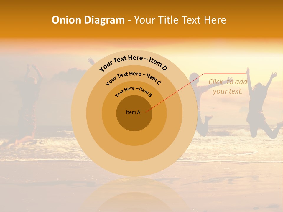 Holiday Together Jump PowerPoint Template