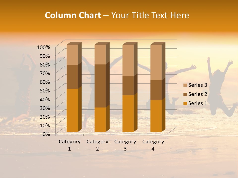 Holiday Together Jump PowerPoint Template