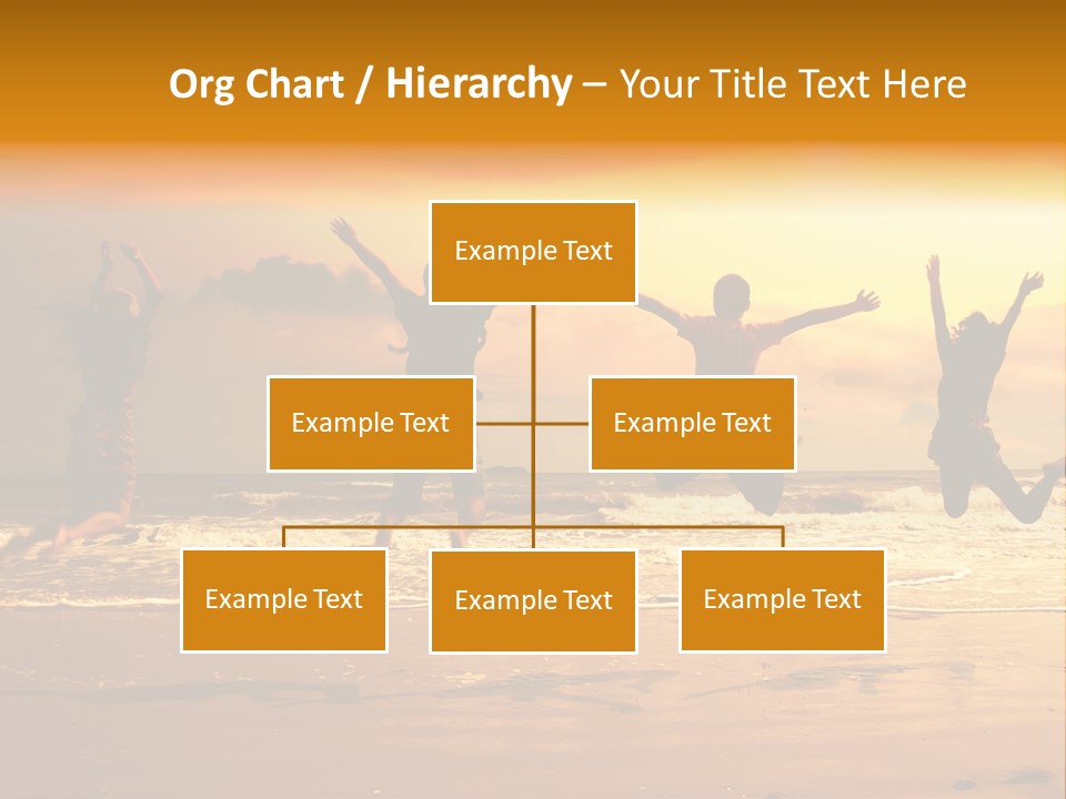 Holiday Together Jump PowerPoint Template