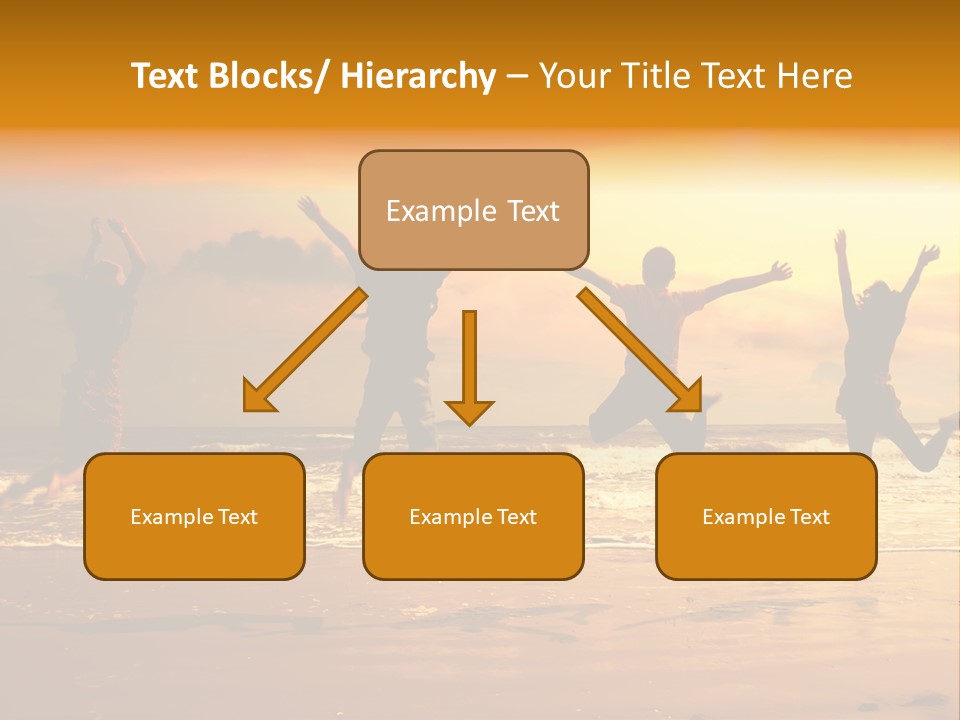 Holiday Together Jump PowerPoint Template