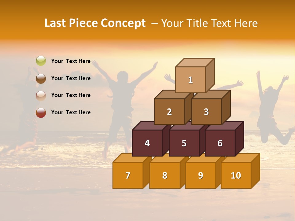 Holiday Together Jump PowerPoint Template