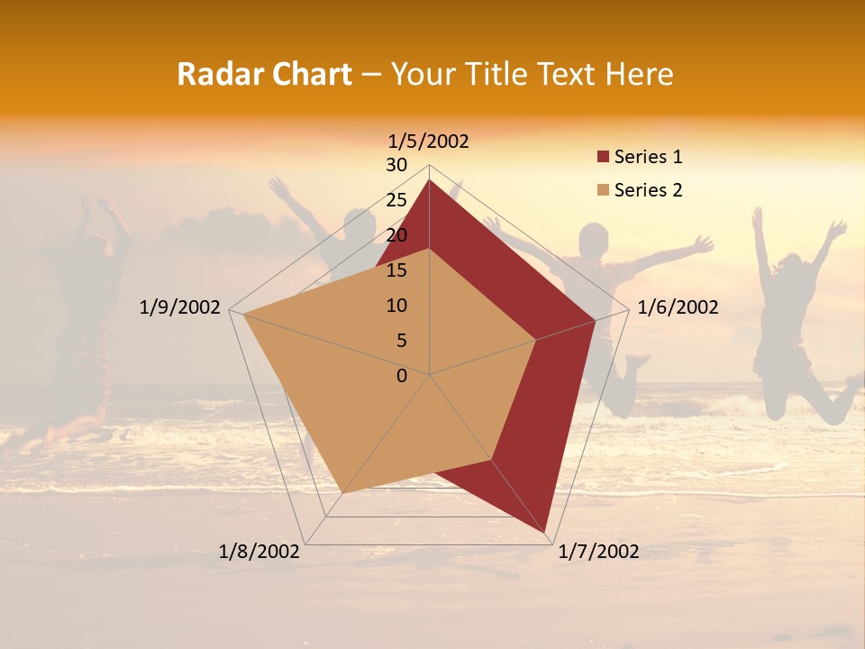 Holiday Together Jump PowerPoint Template