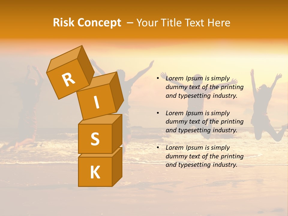 Holiday Together Jump PowerPoint Template