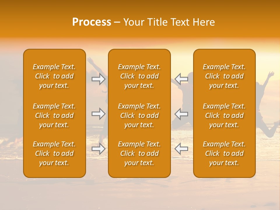 Holiday Together Jump PowerPoint Template