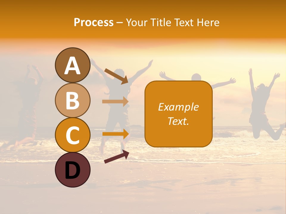 Holiday Together Jump PowerPoint Template