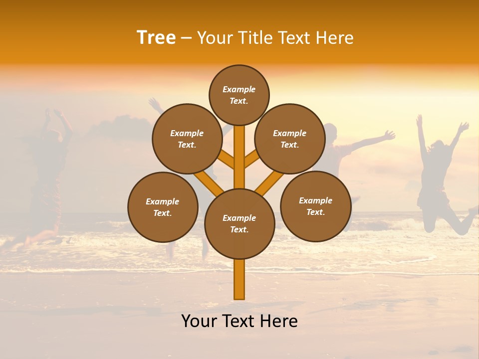 Holiday Together Jump PowerPoint Template