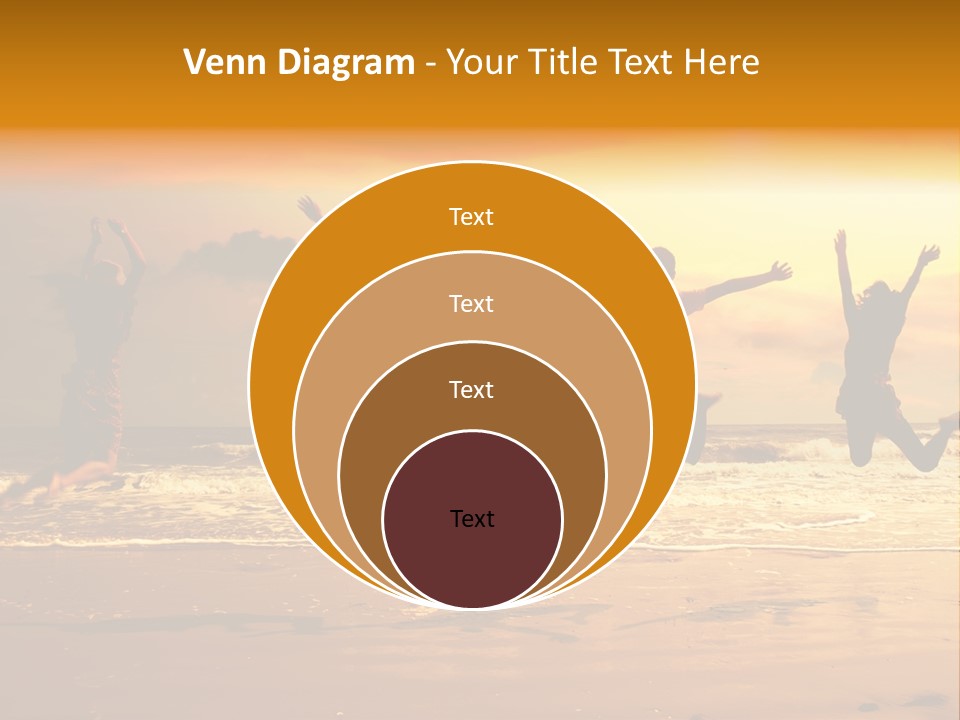 Holiday Together Jump PowerPoint Template