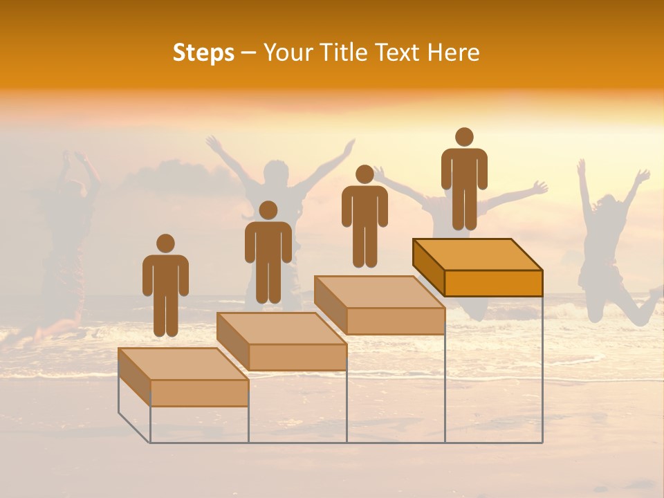 Holiday Together Jump PowerPoint Template