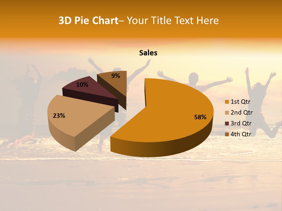 Holiday Together Jump PowerPoint Template
