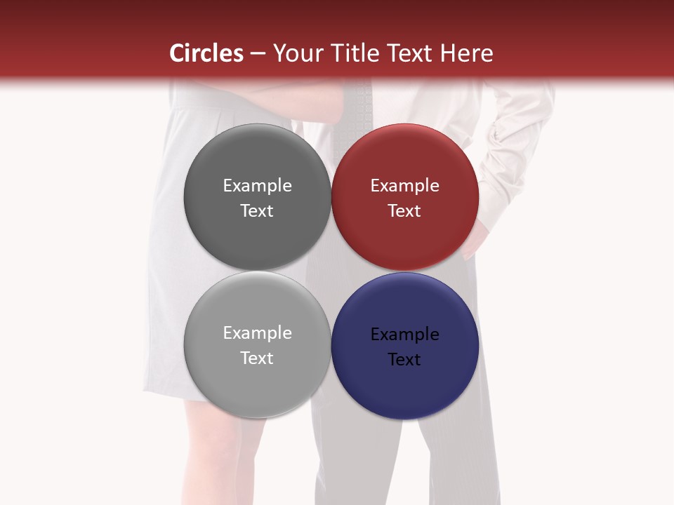 Portrait Team Four PowerPoint Template