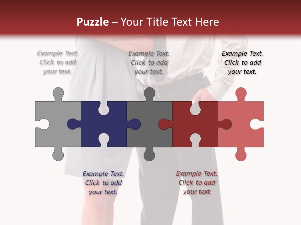 Portrait Team Four PowerPoint Template