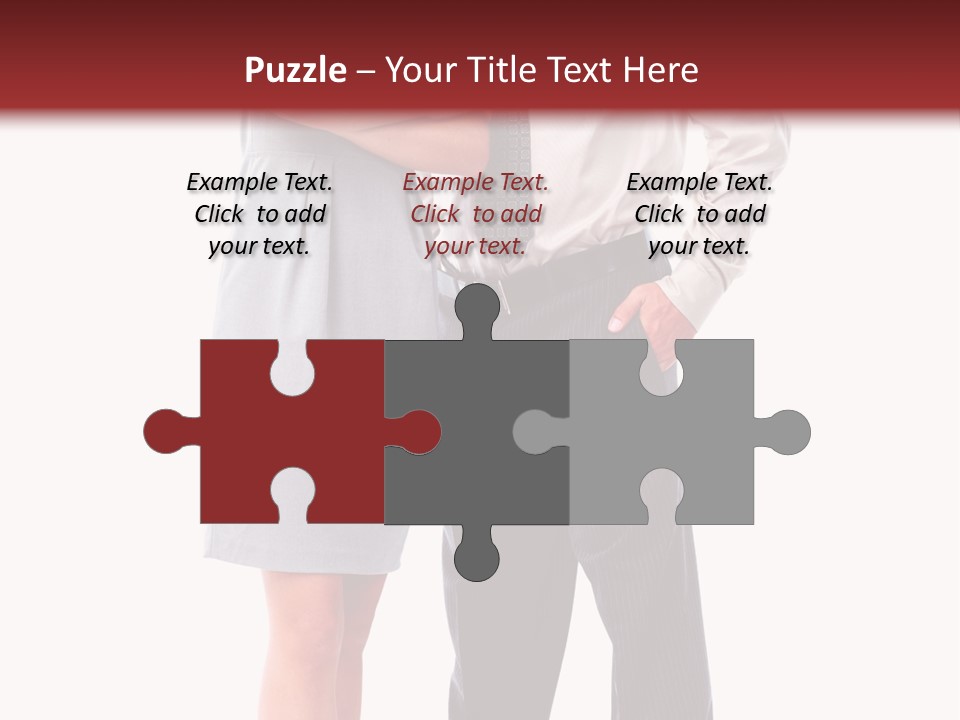 Portrait Team Four PowerPoint Template