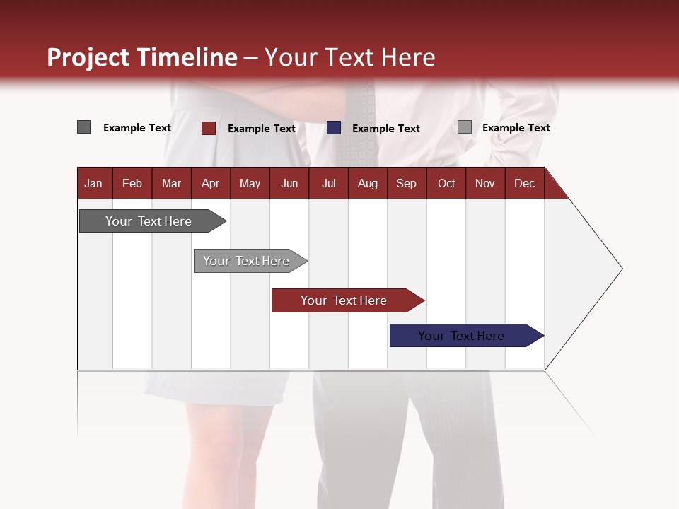 Portrait Team Four PowerPoint Template
