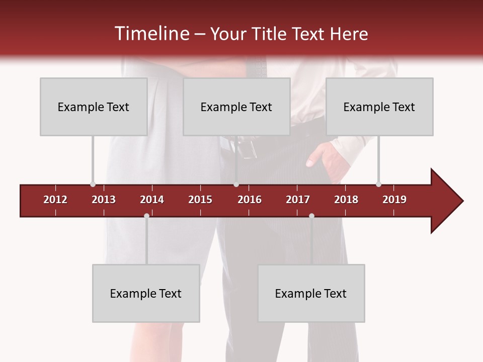 Portrait Team Four PowerPoint Template