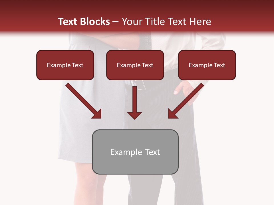 Portrait Team Four PowerPoint Template