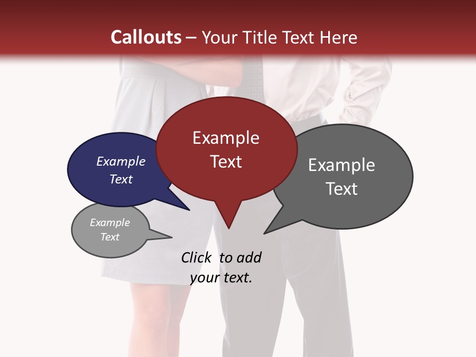 Portrait Team Four PowerPoint Template