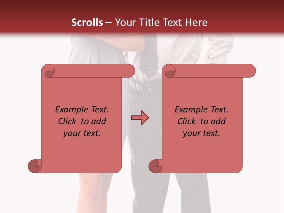 Portrait Team Four PowerPoint Template
