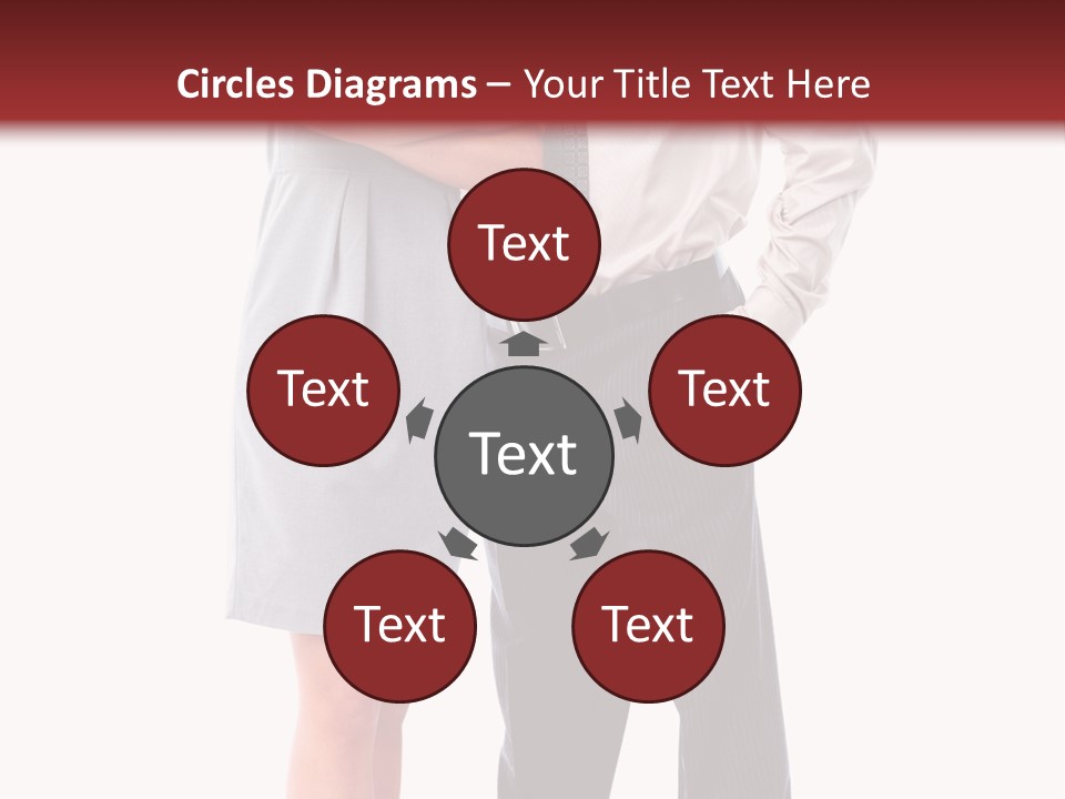 Portrait Team Four PowerPoint Template