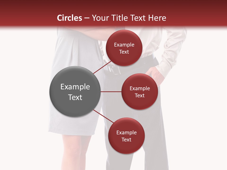 Portrait Team Four PowerPoint Template