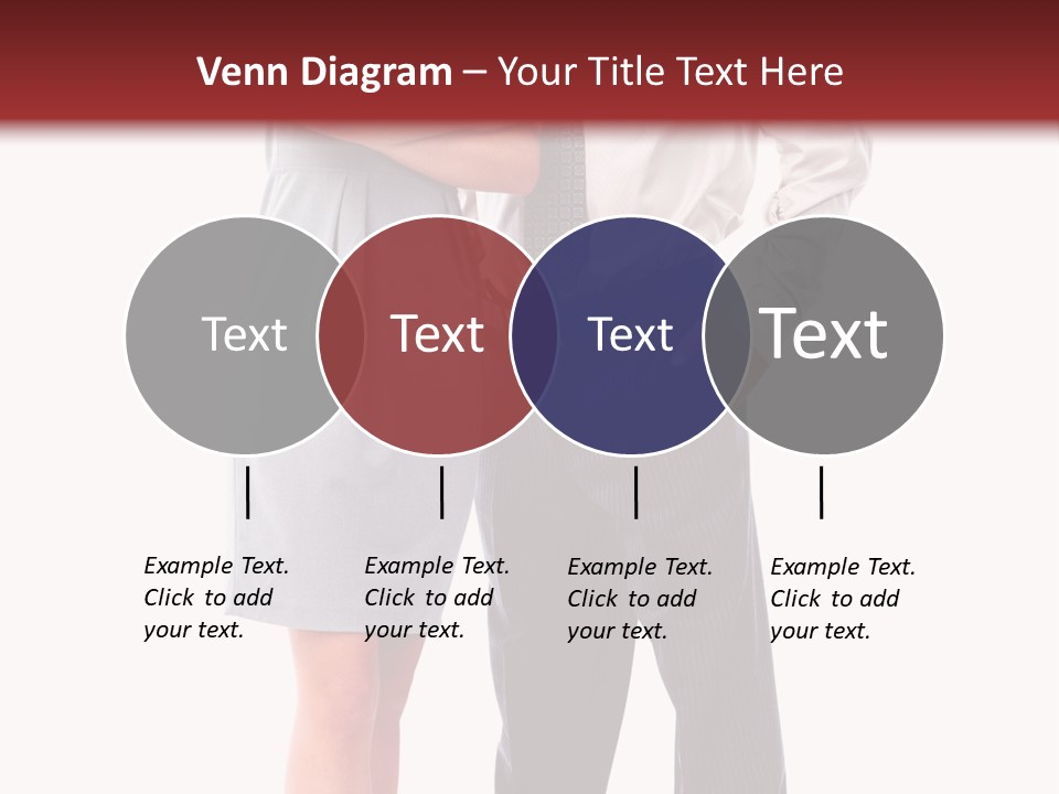 Portrait Team Four PowerPoint Template