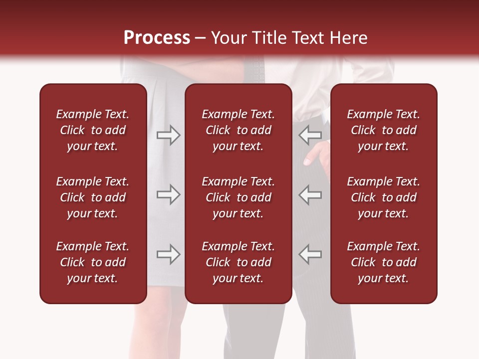 Portrait Team Four PowerPoint Template