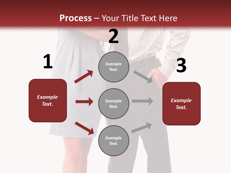 Portrait Team Four PowerPoint Template