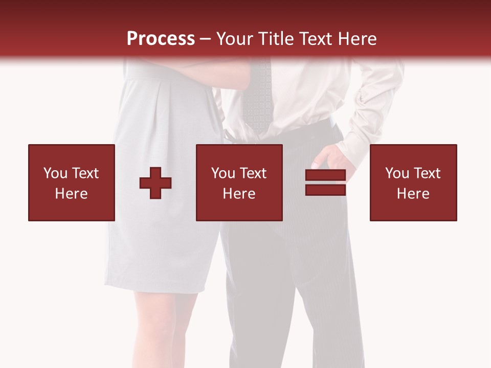 Portrait Team Four PowerPoint Template